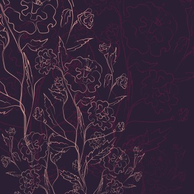 Download Dark Floral Background Free Vector Eps Cdr Ai Svg Vector Illustration Graphic Art