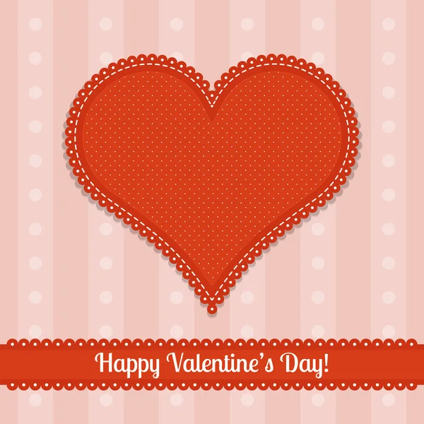 Tarjeta Vectorial Para Día San Valentín — Archivo Imágenes Vectoriales