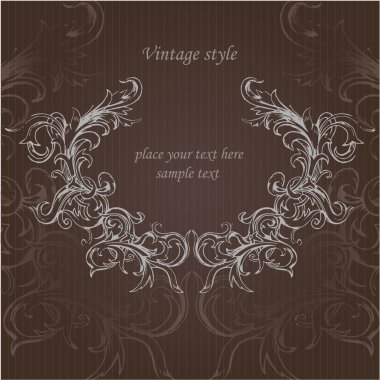 Vector vintage background. Vector illustration. clipart