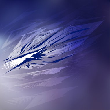 Vector abstract blue background. clipart