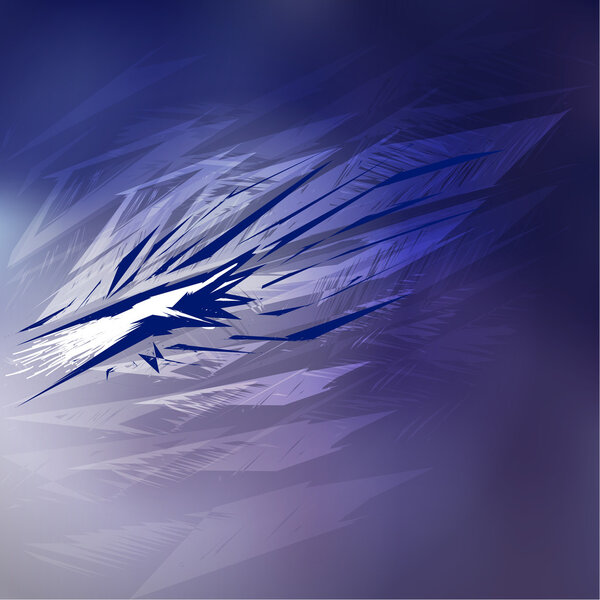Vector abstract blue background.