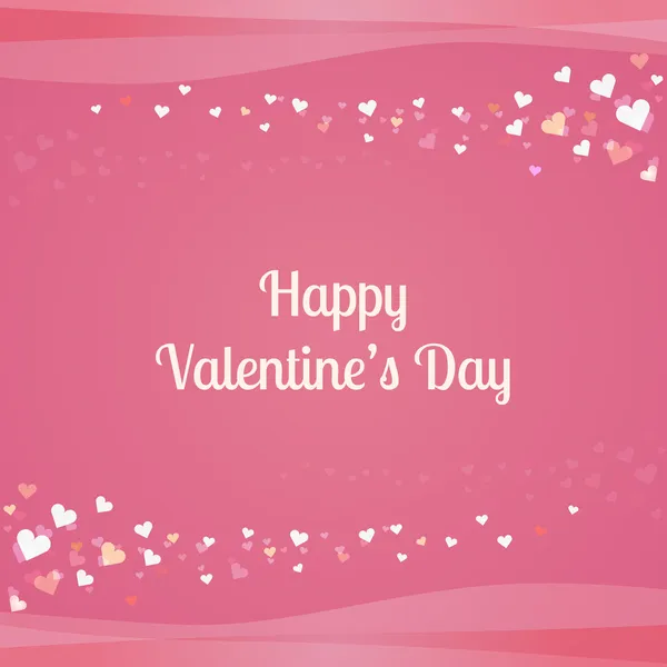 Fond Vectoriel Avec Des Coeurs Pour Saint Valentin — Image vectorielle
