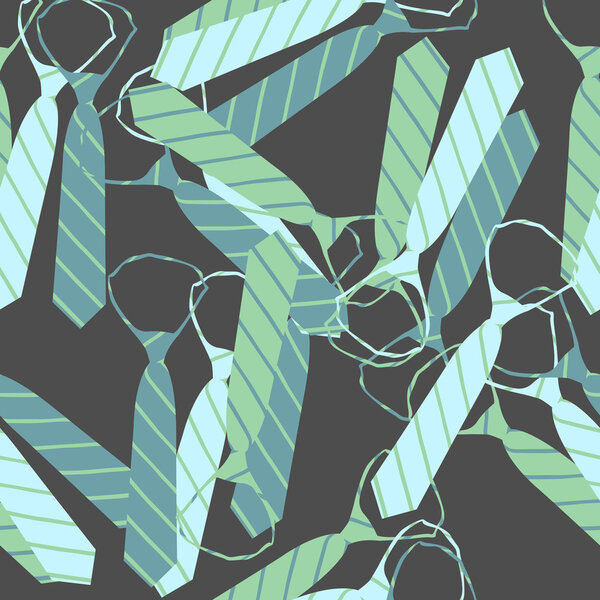 Vector background with ties.