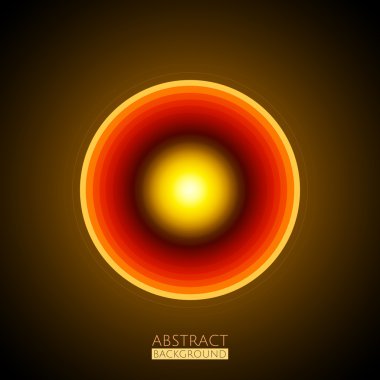 Abstract glowing circle background clipart