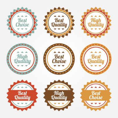Collection of Premium and High Quality labels clipart