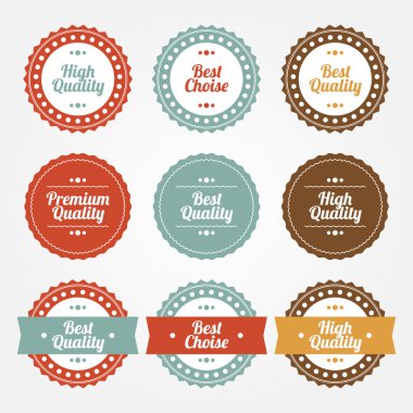 Collection of Premium and High Quality labels clipart