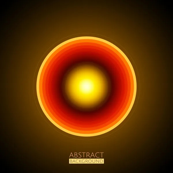 Abstract Glowing Circle Background — Stock Vector