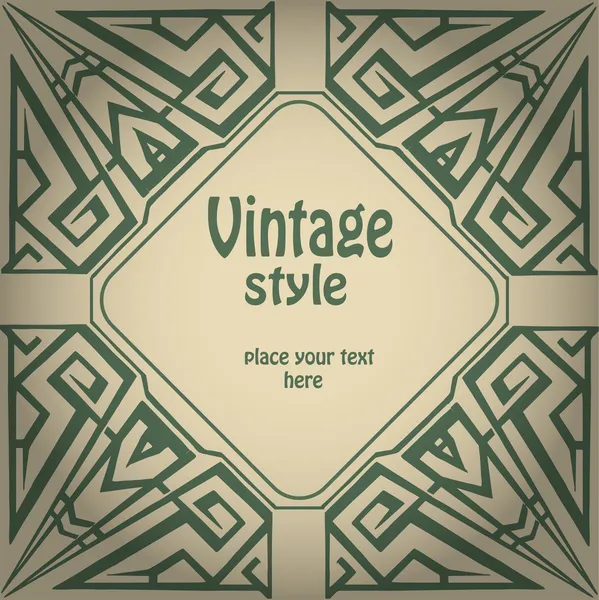 Vector Vintage Design Fundo —  Vetores de Stock