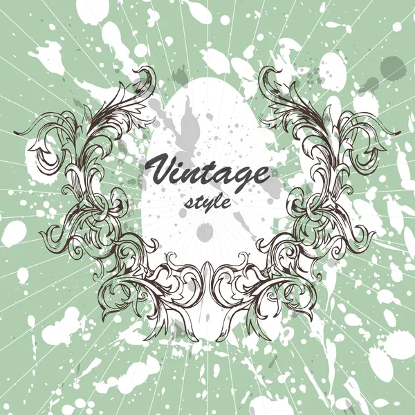 Vector Vintage Background Vector Illustration — Stock Vector