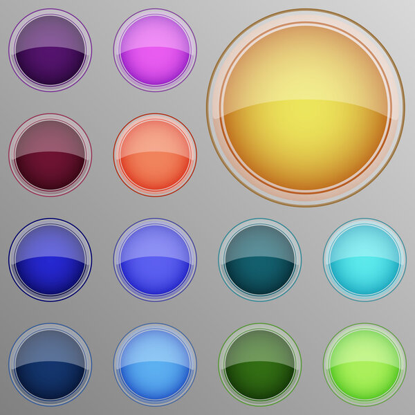 Векторный набор кнопок
.