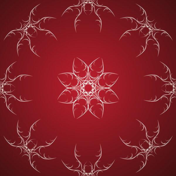 Vector red background. Vector illustration.