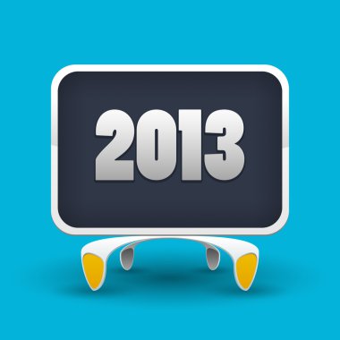 vektör kurulu ile yeni yıl 2013 sayısı.