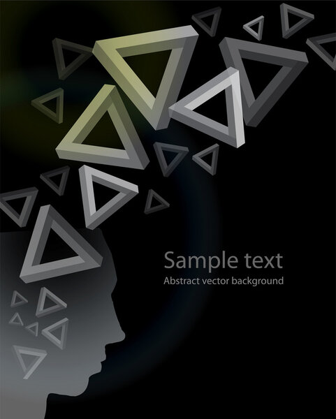 Fondo Geométrico Abstracto Ilustración Vectorial — Vector de stock