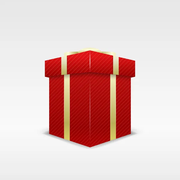 Fondo Vectorial Con Caja Regalo — Vector de stock