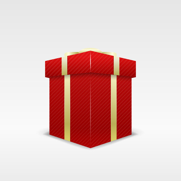 Vector background with gift box.