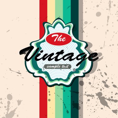 Vector vintage background. Vector illustration. clipart
