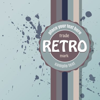 Vector retro background. Vector illustration. clipart