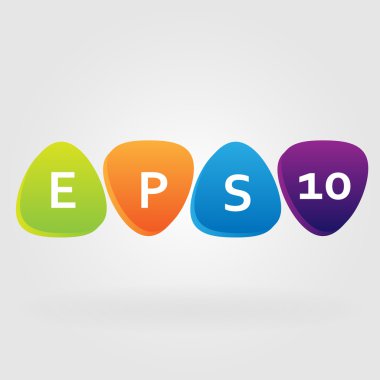 renkli unsurlar ile vektör arka plan. EPS 10