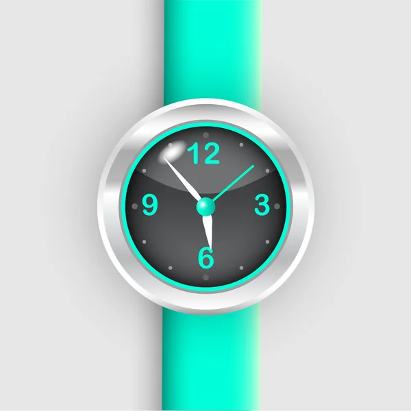 Vector Illustration Wristwatch — Stock Vector