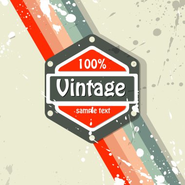 Vector vintage background. Vector illustration. clipart