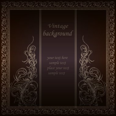 Vector vintage background. Vector illustration. clipart