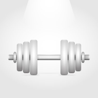 bir dumbbell vektör çizim.