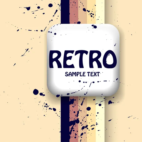 Vector Retro Achtergrond Vectorillustratie — Stockvector