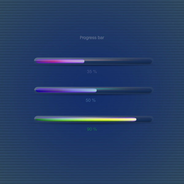 Векторные индикаторы. Векторная иллюстрация
.