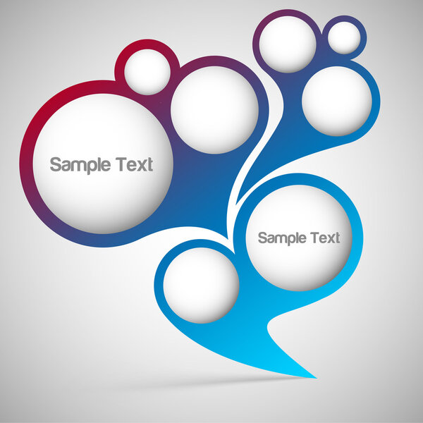 Фон векторного пузыря. Векторная иллюстрация
.