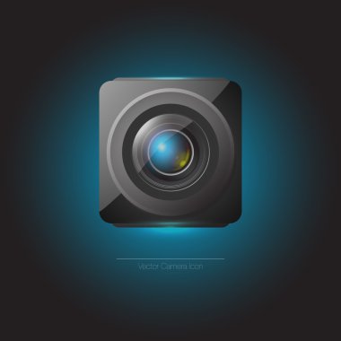 Vector web camera icon. clipart