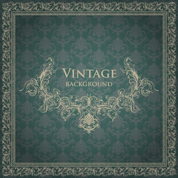 Vector vintage background. Vector illustration.