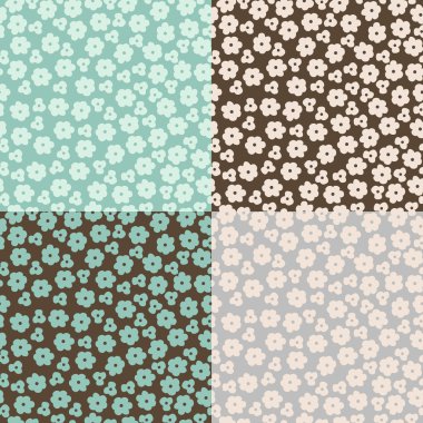 Vector floral arka plan tasarımı