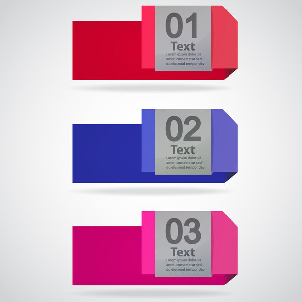 Вектор с местом для текста
