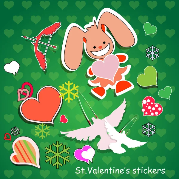 Vector Background Valentine Day — Stock Vector