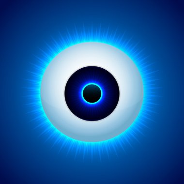 Vector color eye design. Vector illustration. clipart