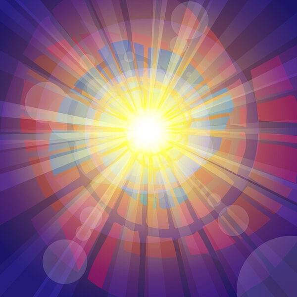 Vector abstract background with glow.