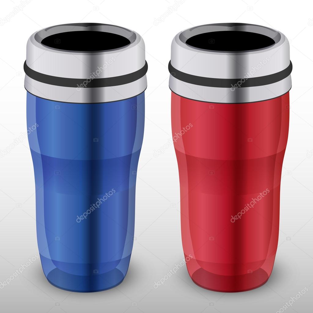 Vector illustration of thermo-cups.
