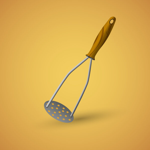 Vector kitchen tool for puree.