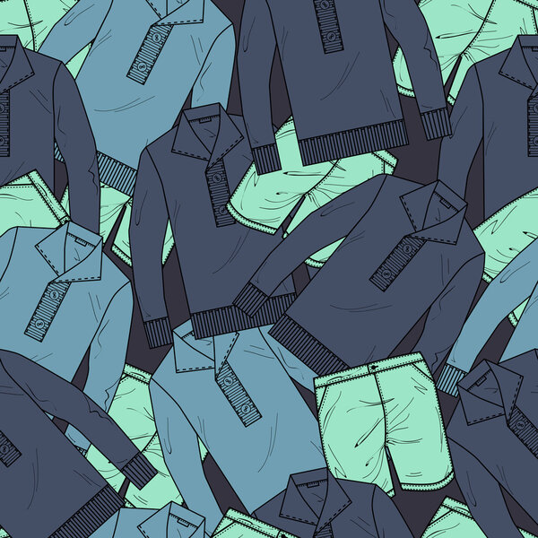 Векторный фон с мужским свитером
.