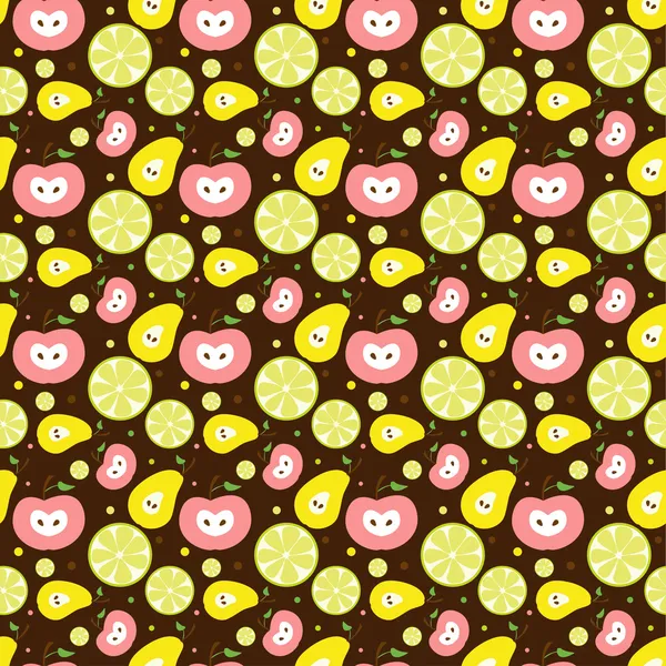 Fondo Fruta Vectorial Ilustración Vectorial — Vector de stock