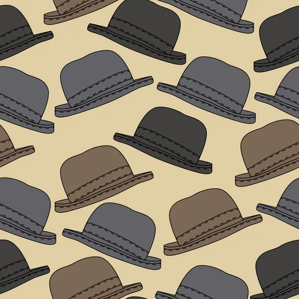 Fondo Vectorial Con Sombreros — Archivo Imágenes Vectoriales