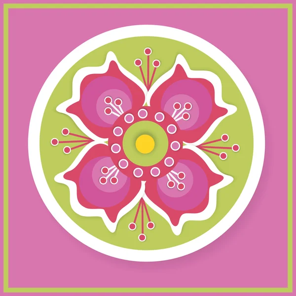 Fondo Patrón Vector Floral — Archivo Imágenes Vectoriales