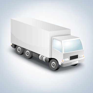 Delivery truck - vector illustration clipart