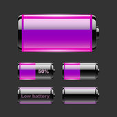 Vektorsatz der Batterieladung.