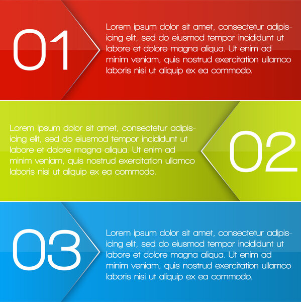 Один два три варианта баннеров
.