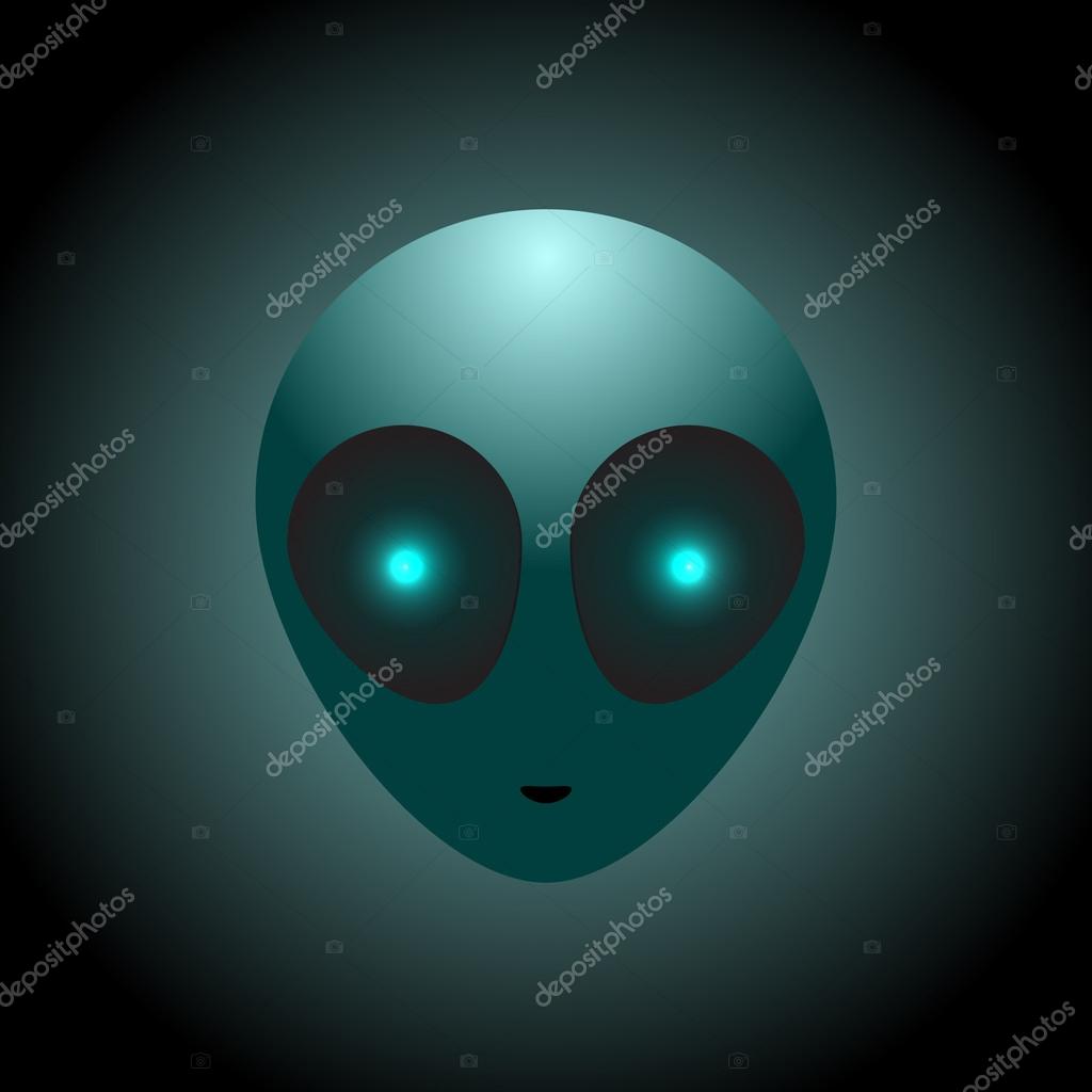 外星人头在耳机矢量插图在老式单色风格孤立的白色背景插画图片素材_ID:428475878-Veer图库