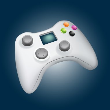 Vector Game Controller Illustration clipart