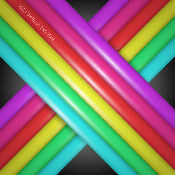 Líneas Gradiente Arco Iris Ilustraciones Vectoriales — Vector de stock