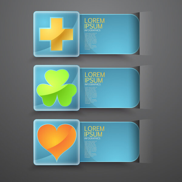 Векторный набор кнопок. Векторная иллюстрация
. 