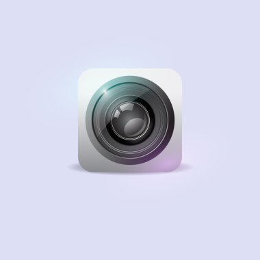 Camera icon. Vector illustration. clipart
